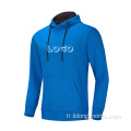 Özelleştirilmiş boş unisex hoodie seti kabul logo tasarlanmış